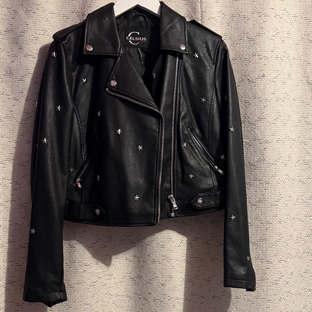 Celsius Black StarStudded Womens Jacket